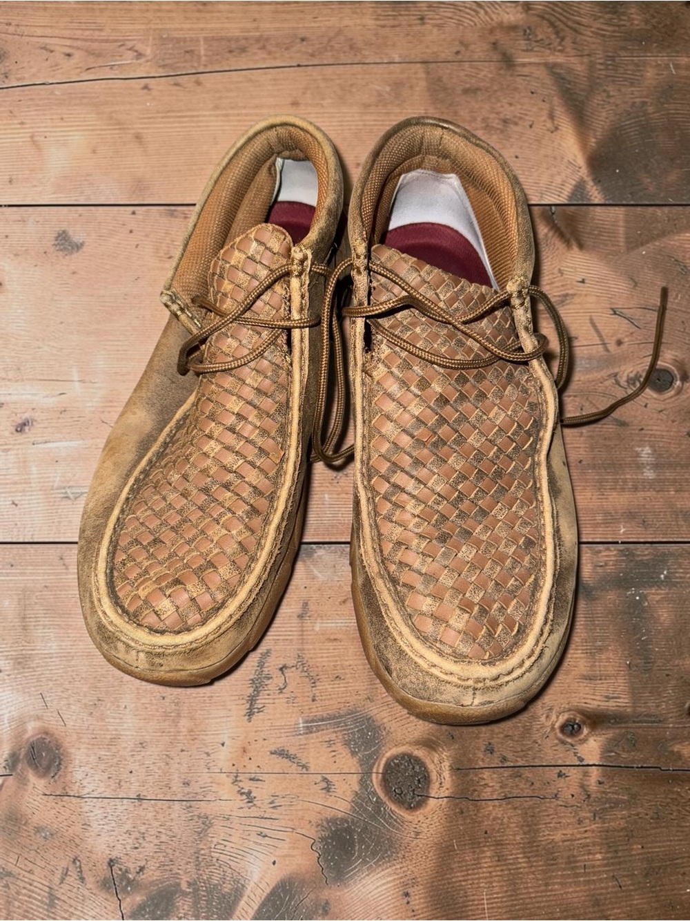 Twisted X Men's Woven Slip-On Loafers in Brown